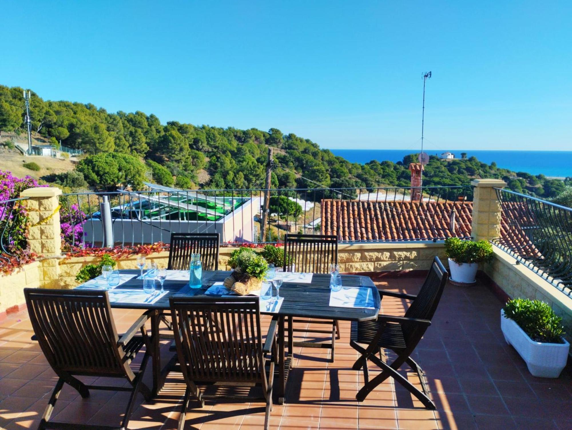 Pura Vida Piscina Barbacoa Y Vistas Al Mar Βίλα Pineda de Mar Εξωτερικό φωτογραφία